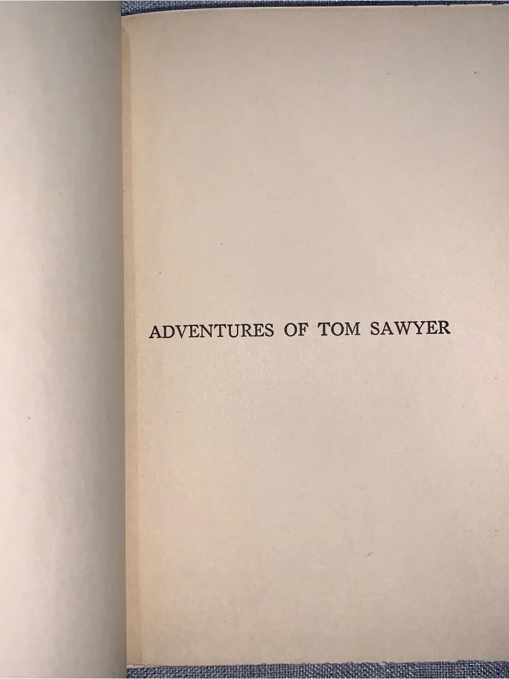 Vintage Adventures Tom Sawyer 1920 Original Mark Twain Green Hardcover Collectib
